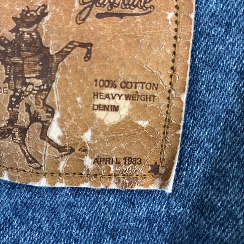 Vtg 80s Gasoline Jean Overalls Size Small Juniors Patches Denim  Boho Festival - Picture 11 of 14